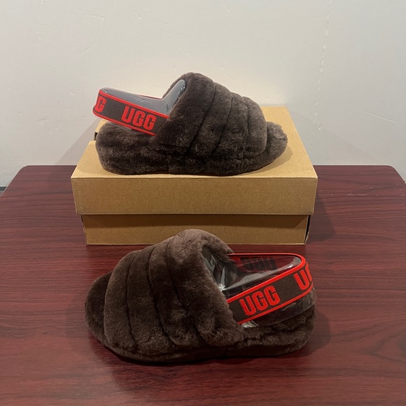 Ugg Fluff Yeah Slide, 1095119, Brown - Picture 2 of 12